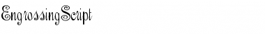 EngrossingScript Regular Font Title Preview