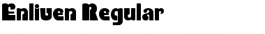 Enliven Regular Font Title Preview