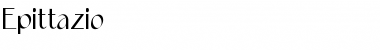 Epittazio Regular Font Title Preview