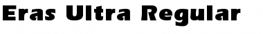 Eras Ultra Regular Font Title Preview