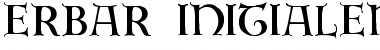 Erbar Initialen Regular Font Title Preview