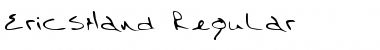 EricsHand Regular Font Title Preview