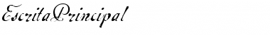 EscritaPrincipal Regular Font Title Preview