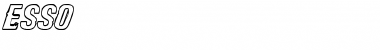 esso Regular Font Title Preview