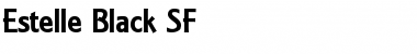 Estelle Black SF Regular Font Title Preview