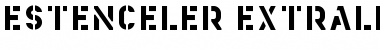 Estenceler ExtraLight Font Title Preview