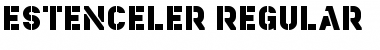 Estenceler Regular Font Title Preview