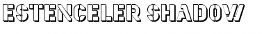 Estenceler Shadow Font Title Preview