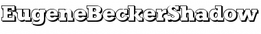 EugeneBeckerShadow-ExtraBold Regular Font Title Preview