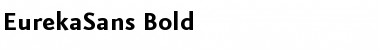 EurekaSans-Bold Regular Font Title Preview
