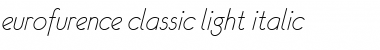 eurofurence classic light italic Font Title Preview