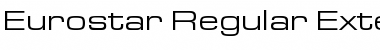 Eurostar Regular Extended Regular Font Title Preview