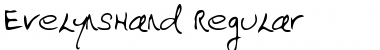 EvelynsHand Regular Font Title Preview