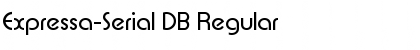 Expressa-Serial DB Regular Font Title Preview
