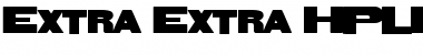 Extra Extra HPLHS Font Title Preview