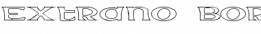 Extrano - Borde Regular Font Title Preview