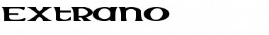 Extrano Regular Font Title Preview