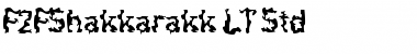 F2FShakkarakk LT Std Regular Font Title Preview