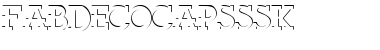 FabDecoCapsSSK Regular Font Title Preview