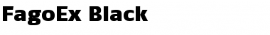FagoEx Heavy Font Title Preview
