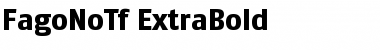 FagoNoTf Extrabold Font Title Preview