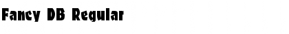 Fancy DB Regular Font Title Preview