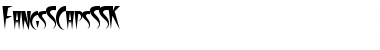 FangsSCapsSSK Regular Font Title Preview