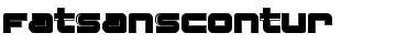 FatsansContur Regular Font Title Preview