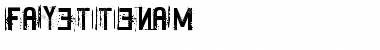 Fayettenam Regular Font Title Preview