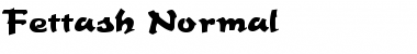 Fettash Normal Font Title Preview