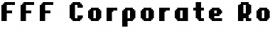 FFF Corporate Regular Font Title Preview
