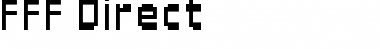 FFF Direct Regular Font Title Preview