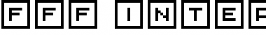 FFF Interface03 Regular Font Title Preview