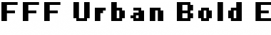 FFF Urban Bold Extended Regular Font Title Preview