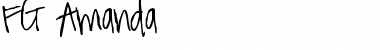 FG Amanda Regular Font Title Preview