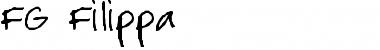 FG Filippa Regular Font Title Preview
