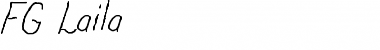 FG Laila Regular Font Title Preview