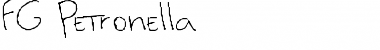 FG Petronella Regular Font Title Preview
