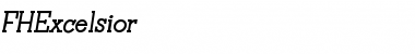 FHExcelsior Regular Font Title Preview