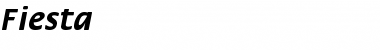 Fiesta Regular Font Title Preview