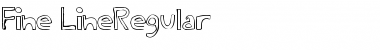 Fine Line Regular Font Title Preview