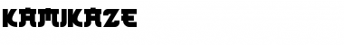 Kamikaze Regular Font Title Preview