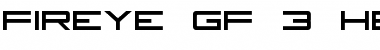 Fireye GF 3 Headline Condensed Font Title Preview