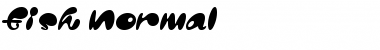 fish Normal Font Title Preview