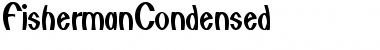 FishermanCondensed Regular Font Title Preview