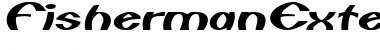 FishermanExtended Oblique Font Title Preview