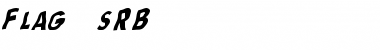 Flag (sRB) Regular Font Title Preview