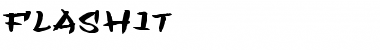 Flashit Regular Font Title Preview