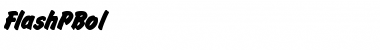 FlashPBol Regular Font Title Preview