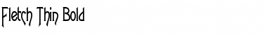 Fletch Thin Bold Font Title Preview